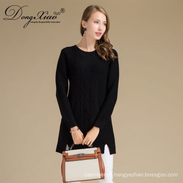 China Glod Supplier Hot Sale Kniitted Pullover Girls fancy sweater with high quality